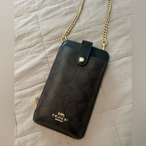Coach cell phone crossbody